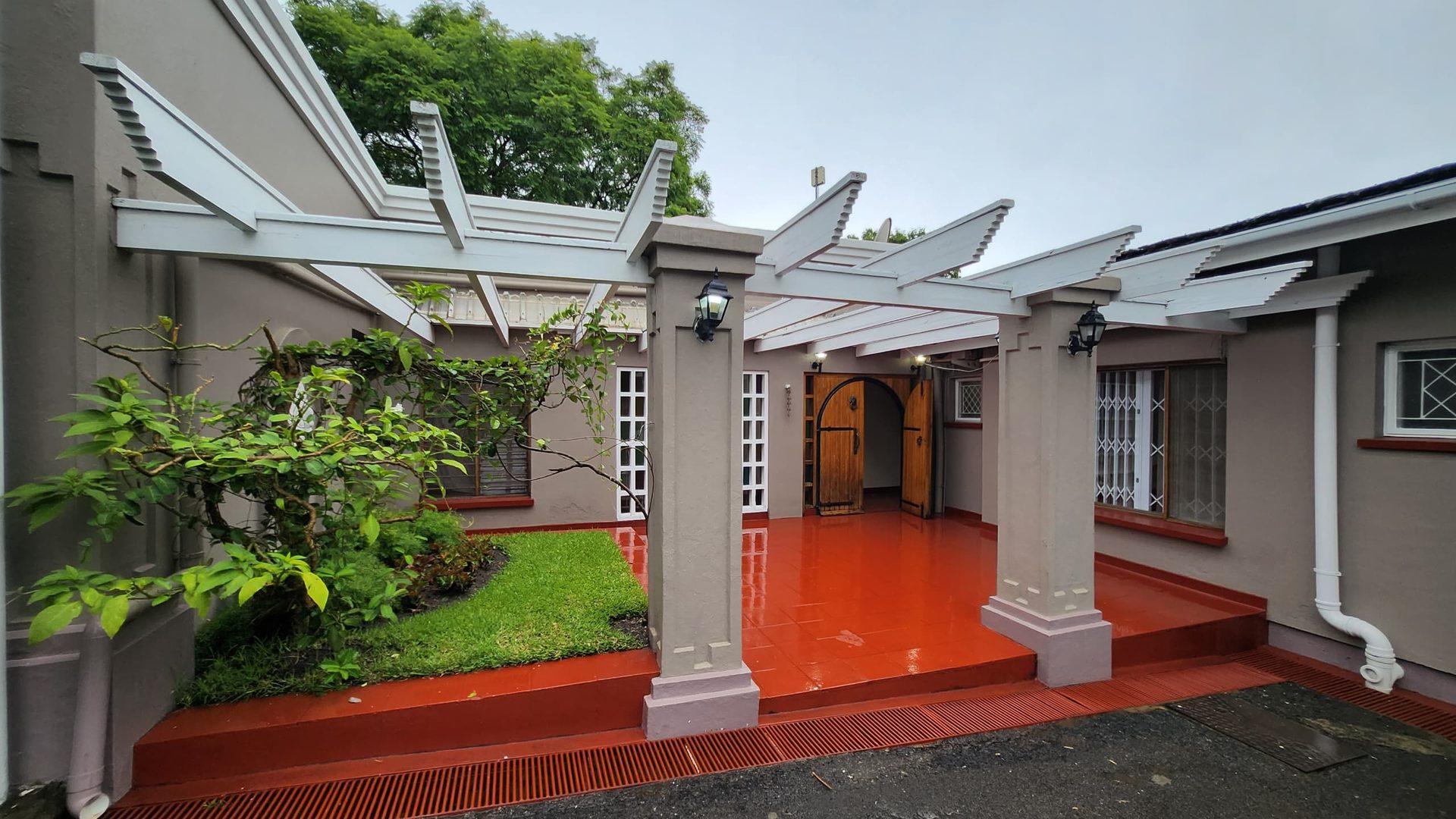Property courtyard and entrance